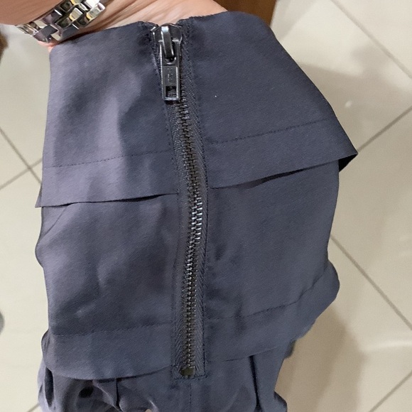 Victor Alfaro grey silk skirt size 10 - Picture 4 of 4